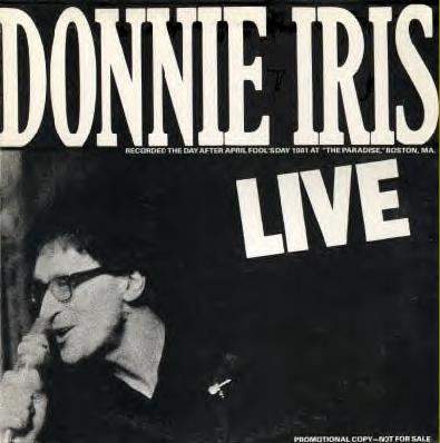 Donnie Iris Live - Donnie Iris & The Cruisers - 1981